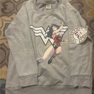 DC Comics Gray Wonder Woman Sweatshirt